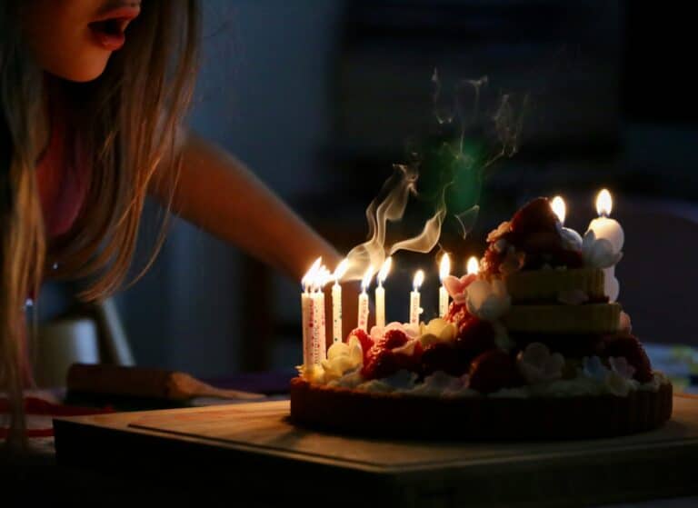 girl blowing candles on a birthday cake

Photo by Juliane Liebermann on Unsplash