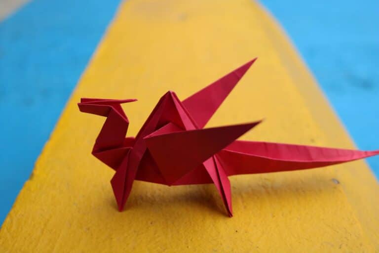 red dragon origami 
credit: LA MM https://www.pexels.com/@luismedina/